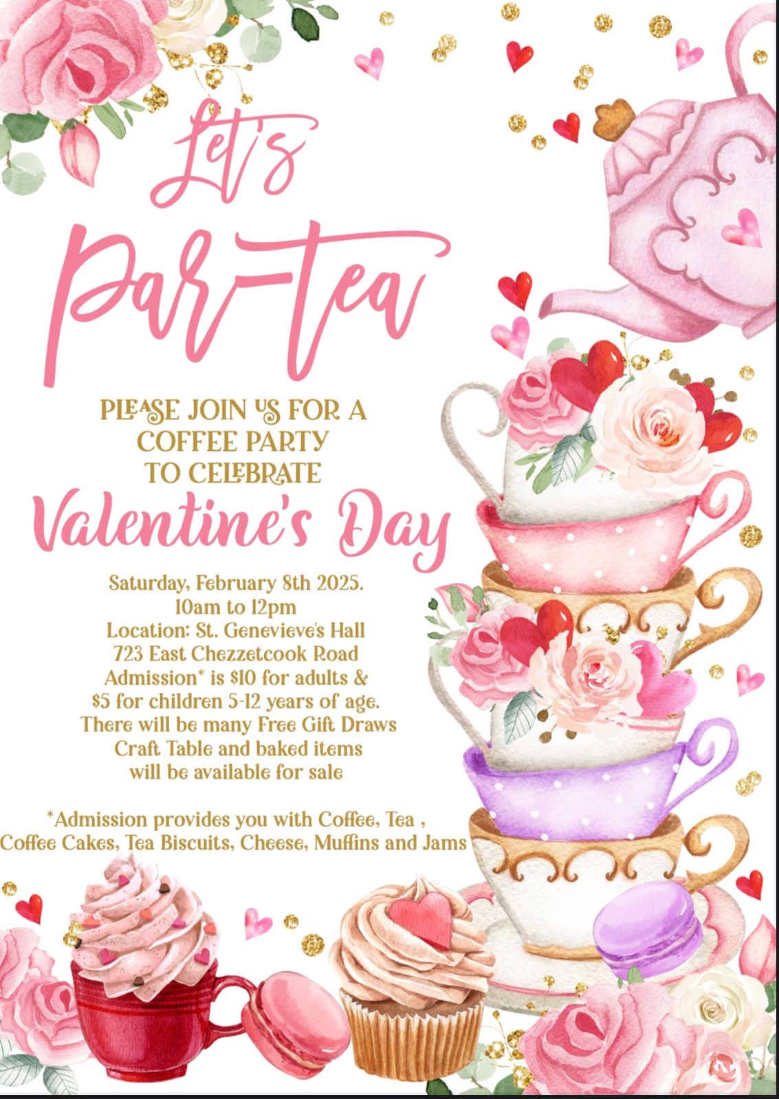 Valentines coffee party