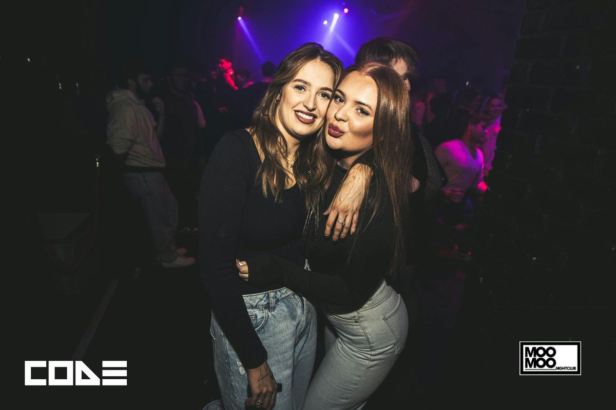 CODE Friday 16th January At MooMoo!