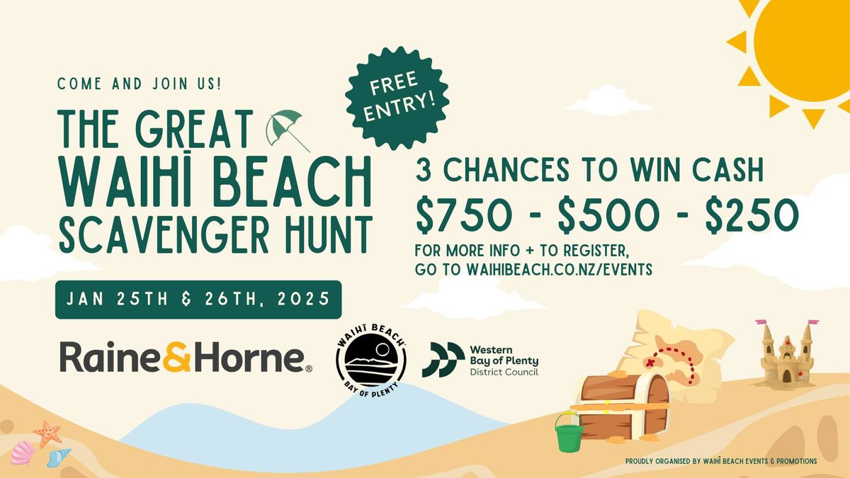 THE GREAT WAIH\u012a BEACH SCAVENGER HUNT 2025