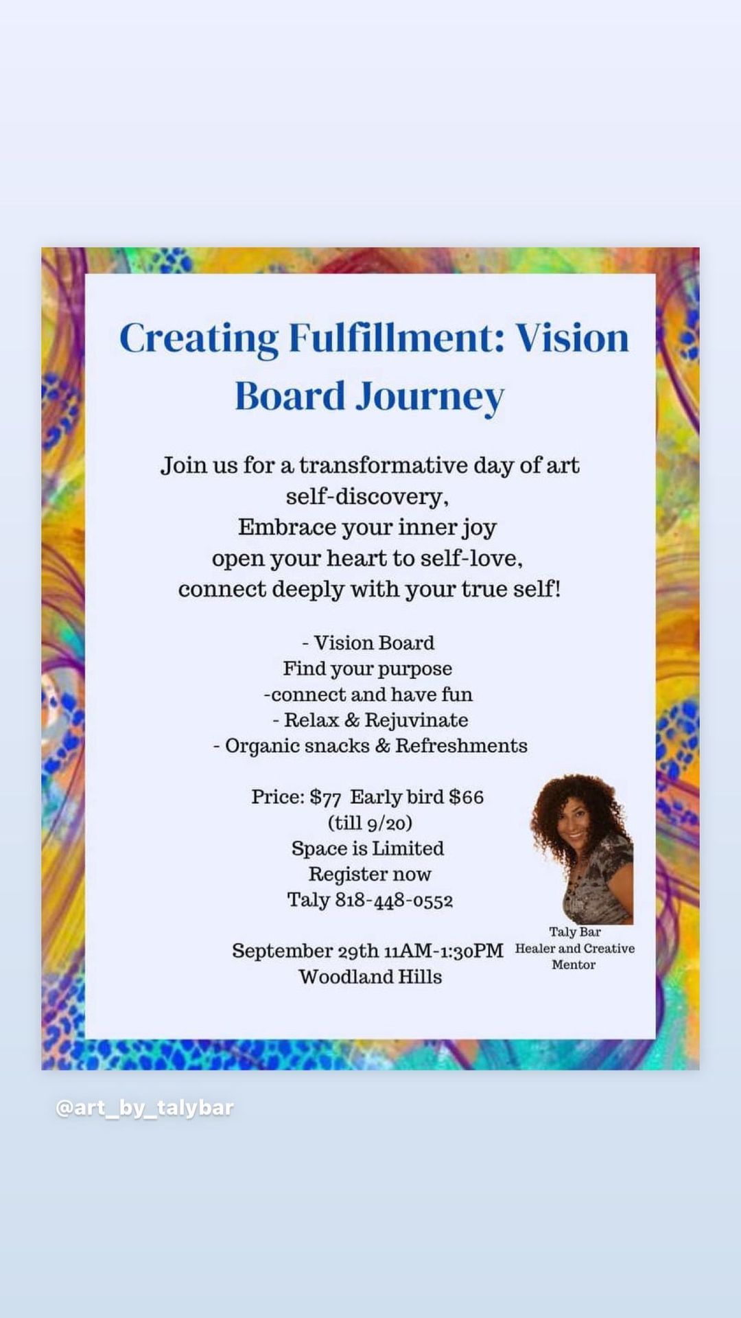 Vision board -life fulfillment 