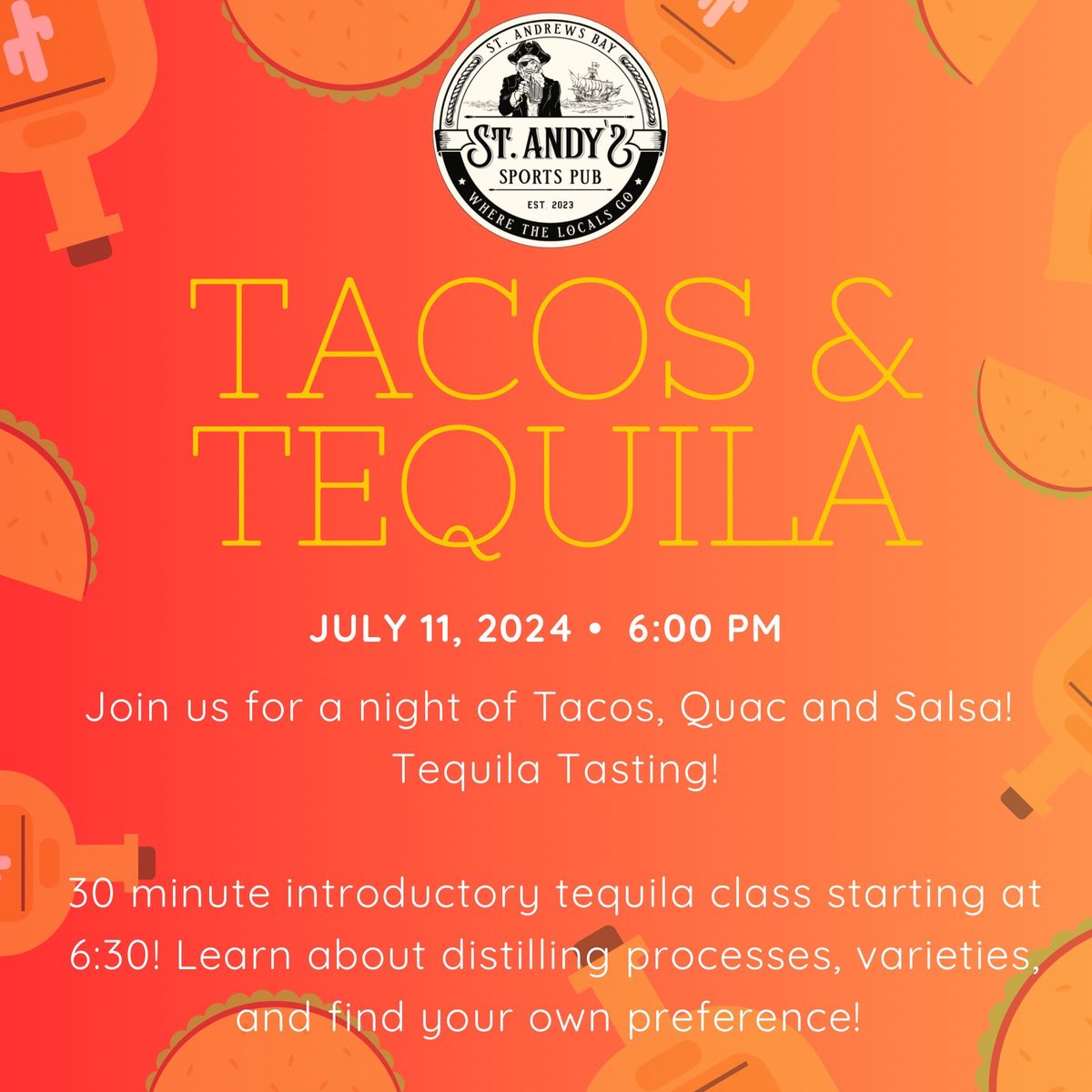 Taco & Tequila Night!