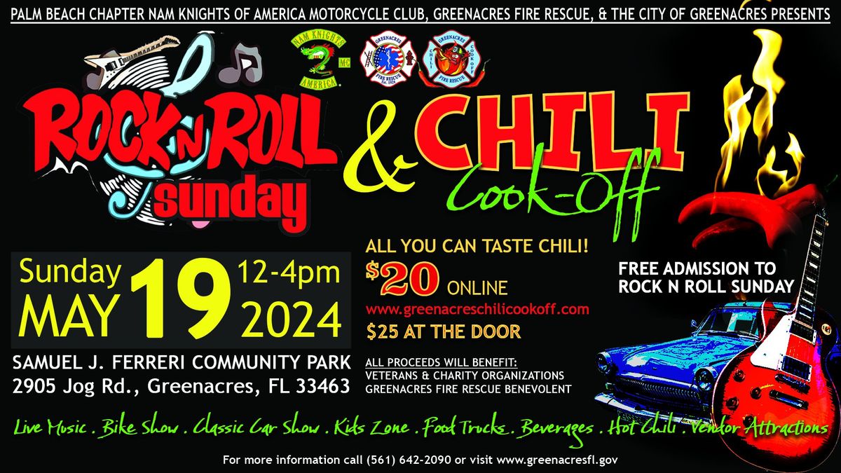 Greenacres Fire Rescue 2nd Annual Chili Cookoff 