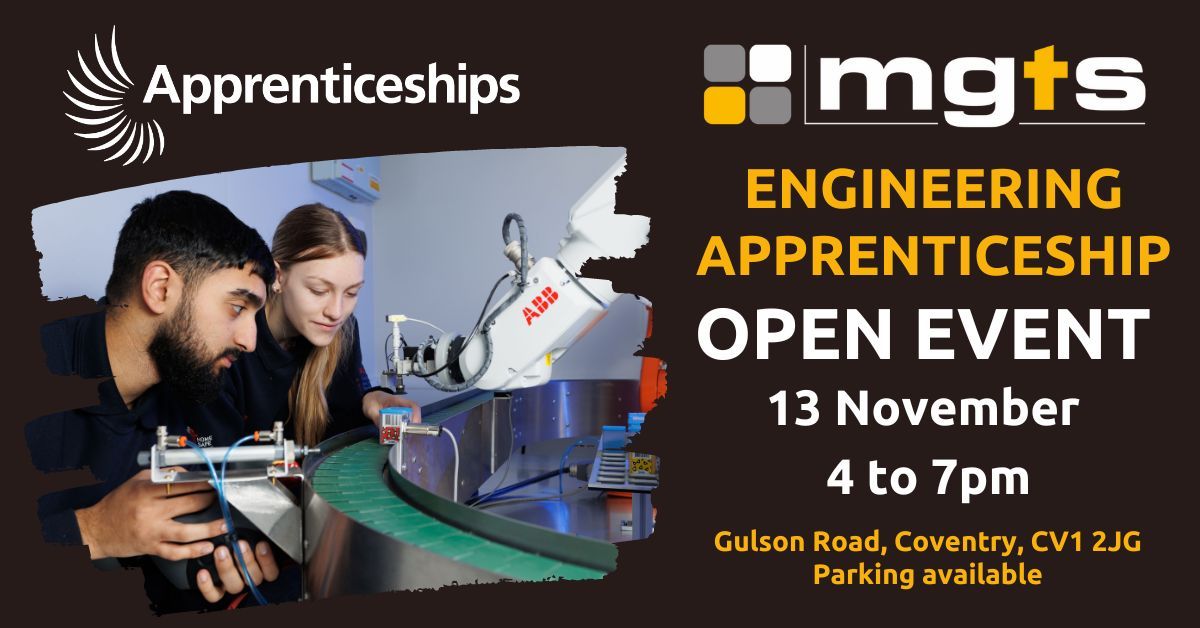 MGTS Coventry Engineering Apprenticeship Open Event