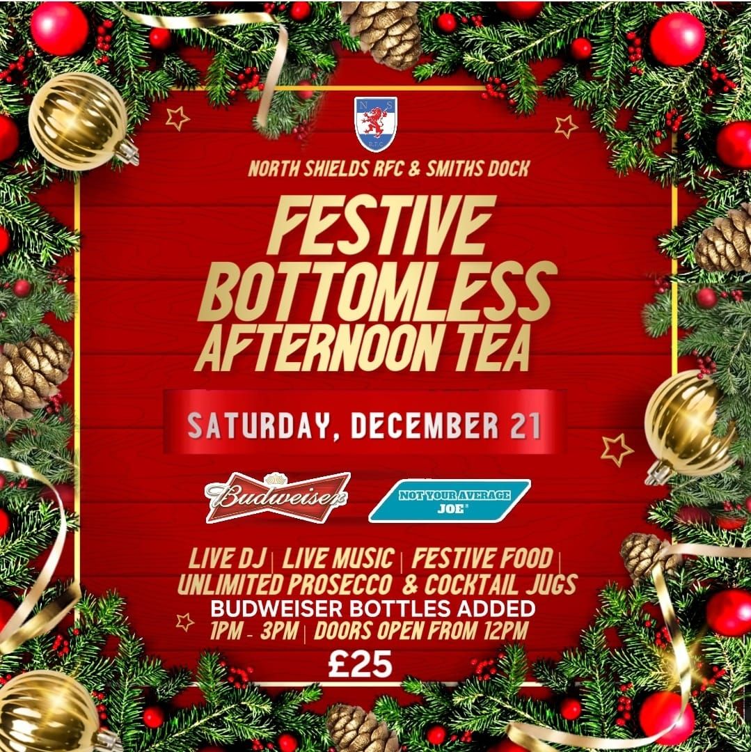 50% SOLD!! \ud83c\udf84 Festive Bottomless Afternoon Tea \ud83c\udf84 Live Music \ud83c\udfb6