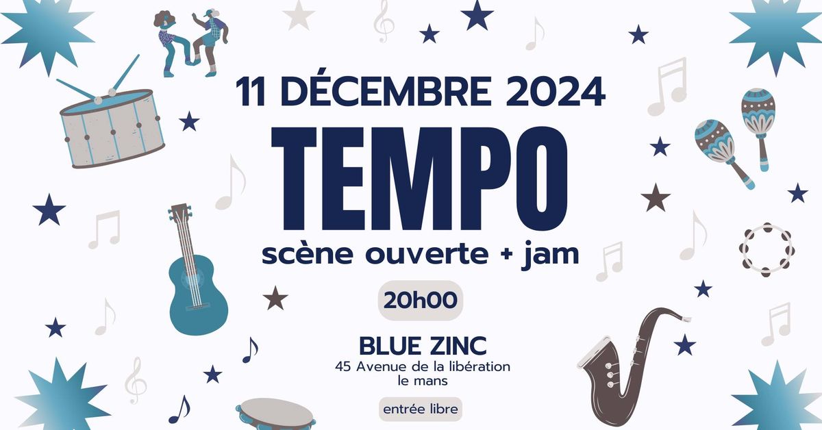 TEMPO \u2022 Blue Zinc