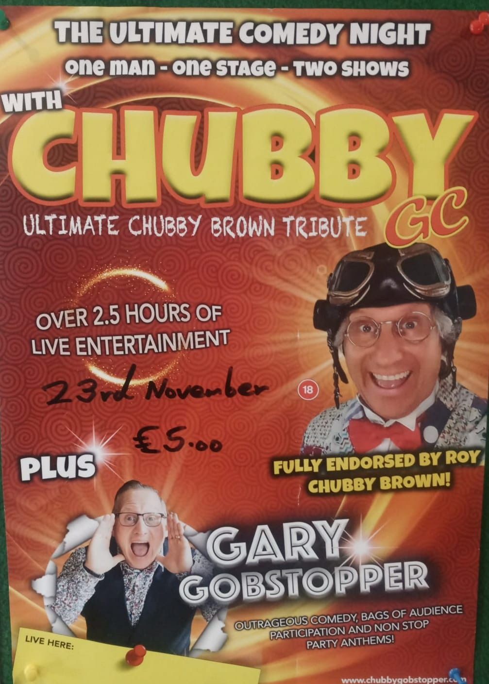 Chubby Brown Tribute 