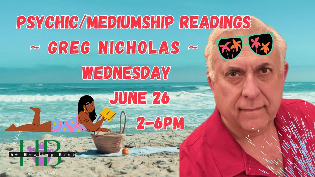 Readings with Greg Nicholas
