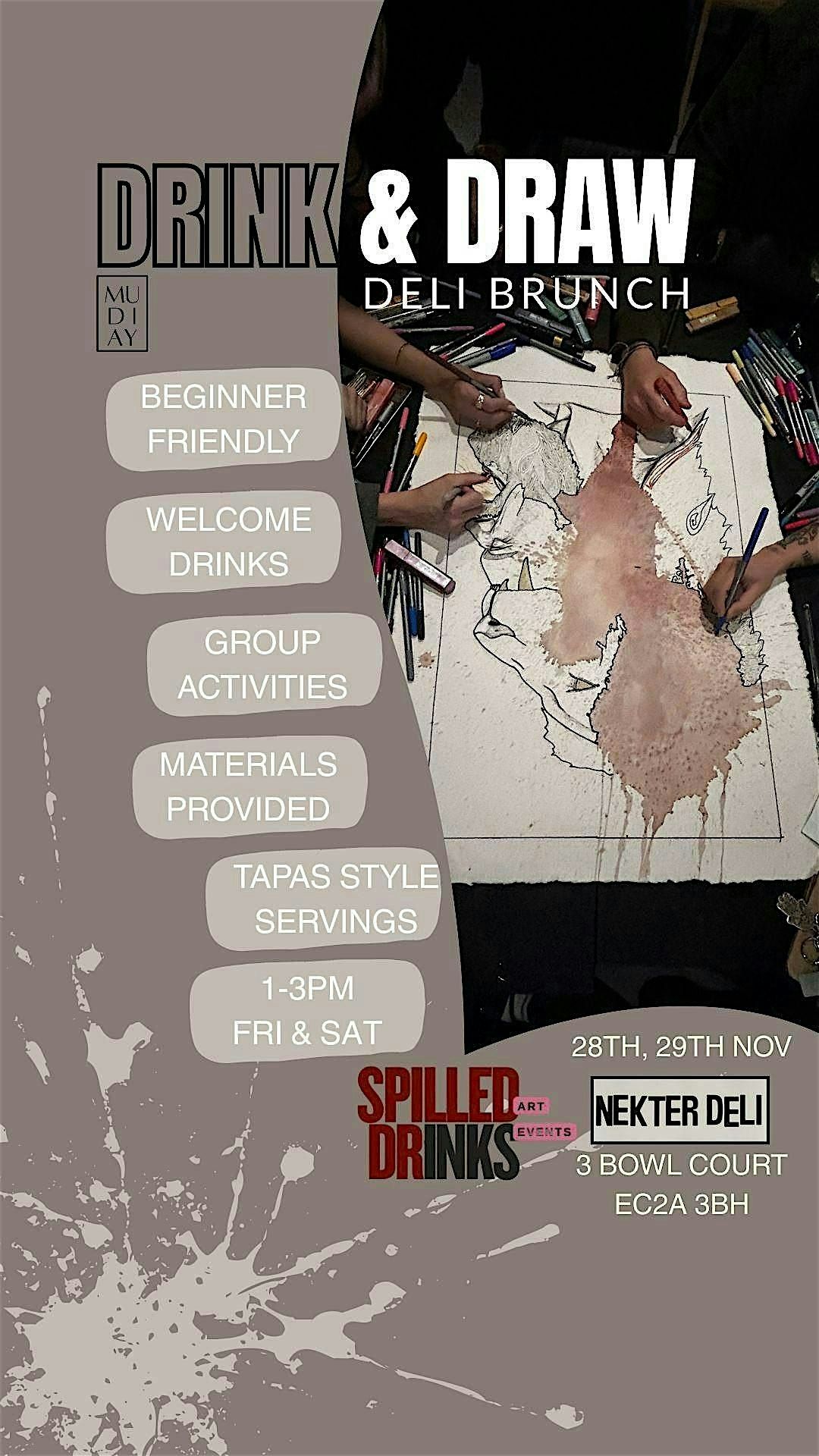 Drink & Draw- Deli Brunch @Shoreditch