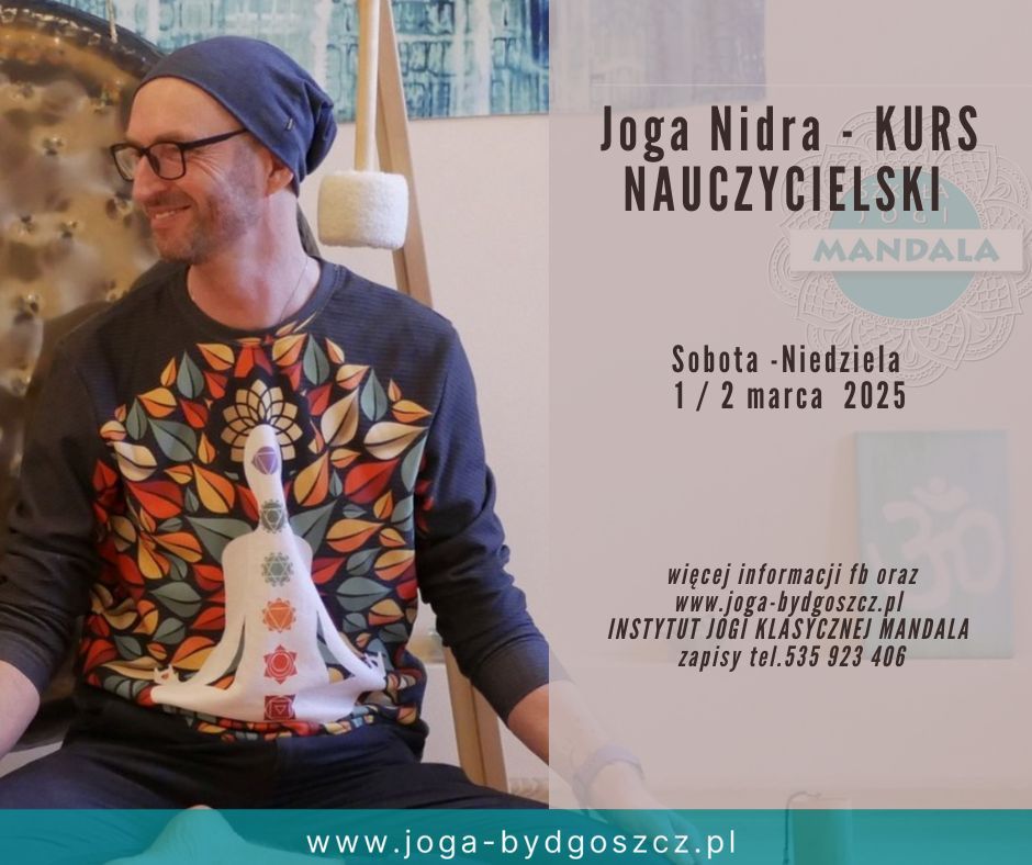 Joga Nidra - KURS NAUCZYCIELSKI - 1\/2 Marca 2025