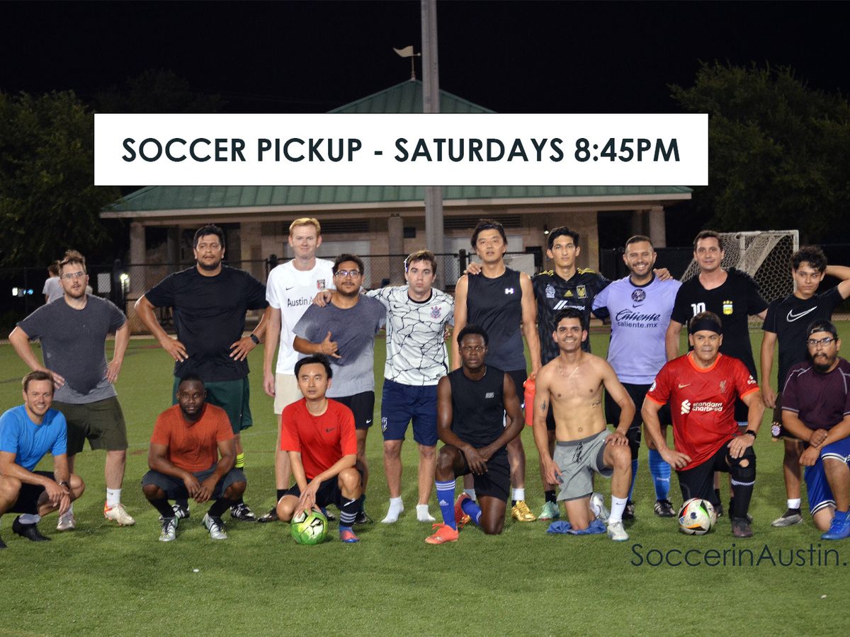 Saturdays 8:45PM - Coed Soccer Pick up