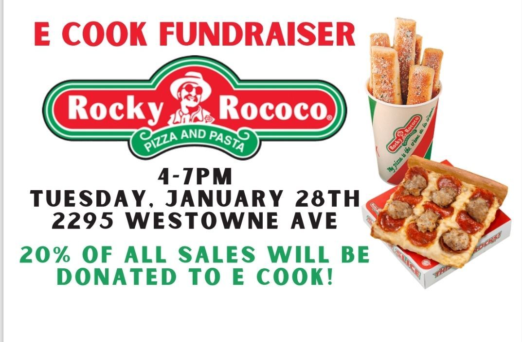 Rocky Rococo Dine Out for E Cook