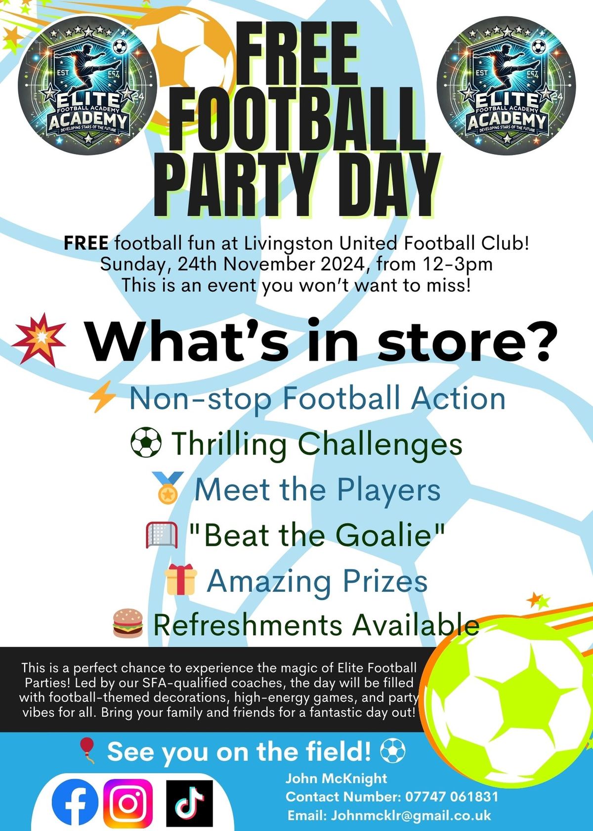 Free Football Party