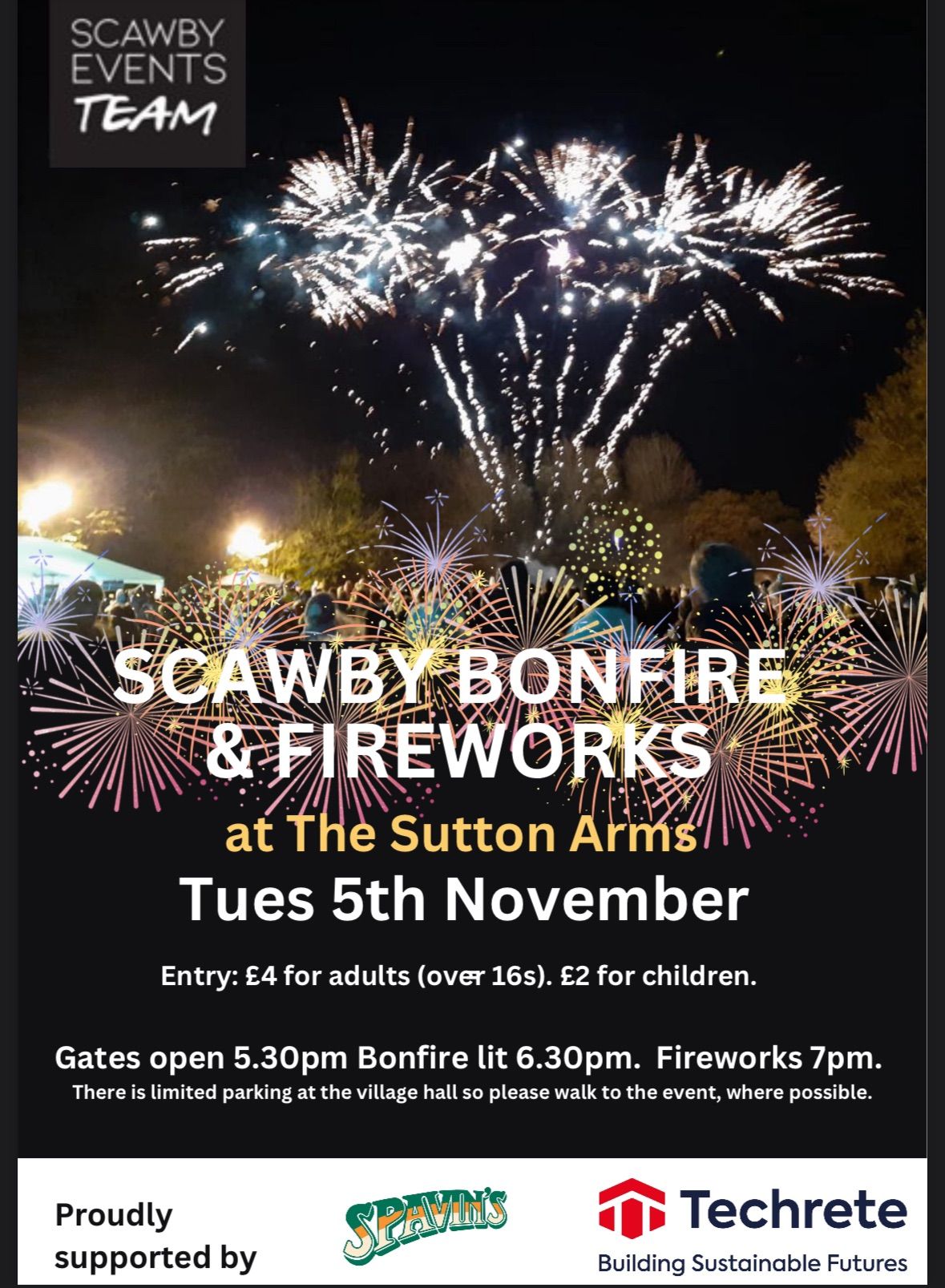 Scawby Bonfire and Fireworks