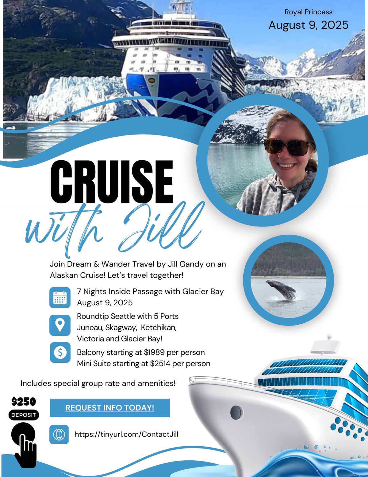 Dream & Wander Travel Group Cruise to Alaska