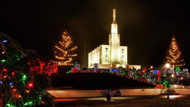 Temple View Christmas Lights