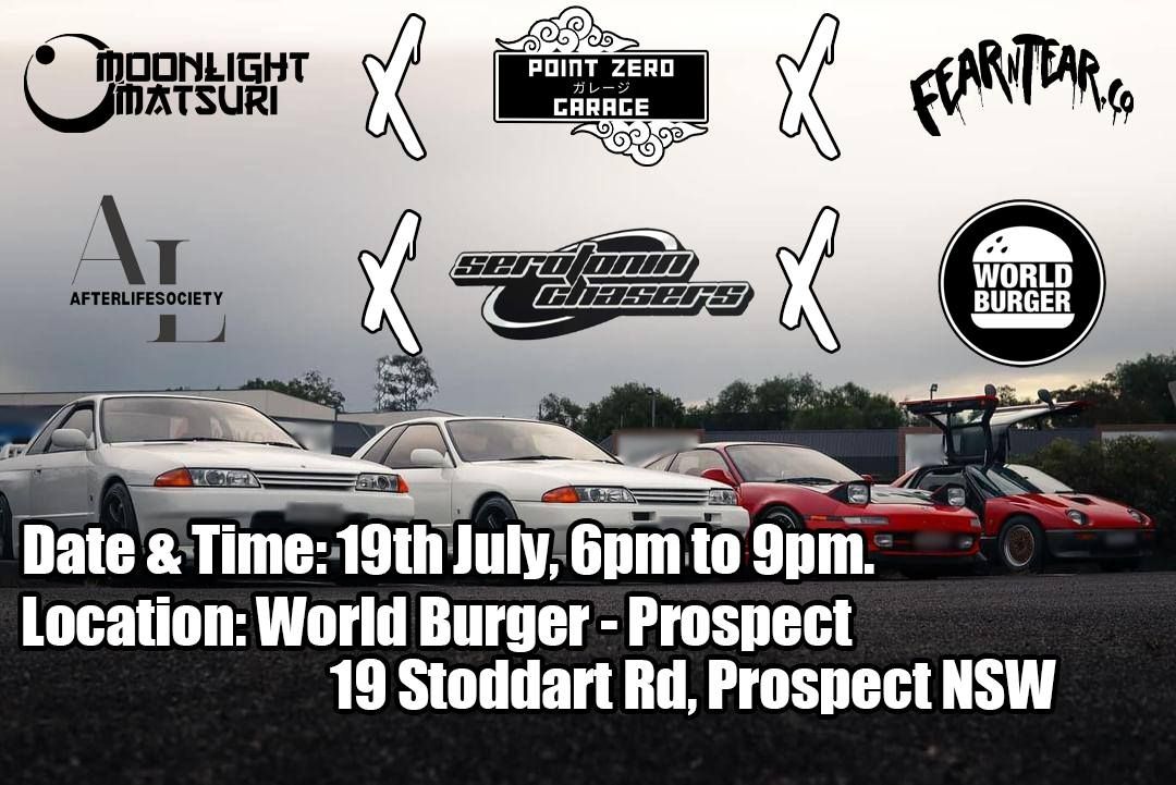 Mega Car Meet. @ World Burger Prospect.