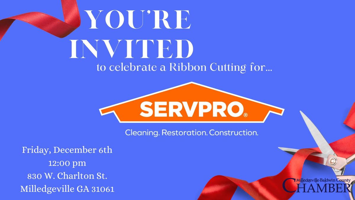 SERVPRO Ribbon Cutting 