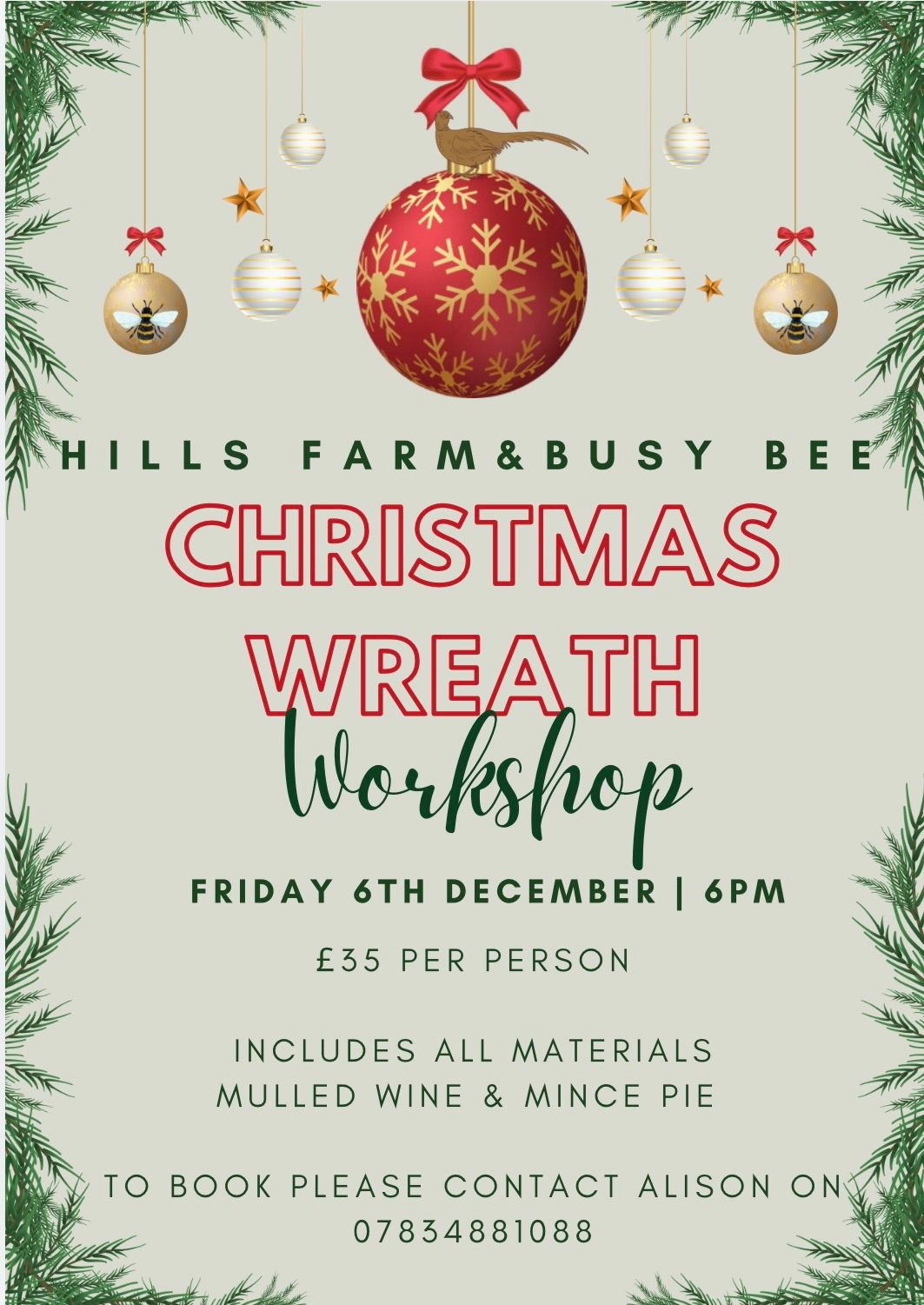 Christmas Wreath Workshop