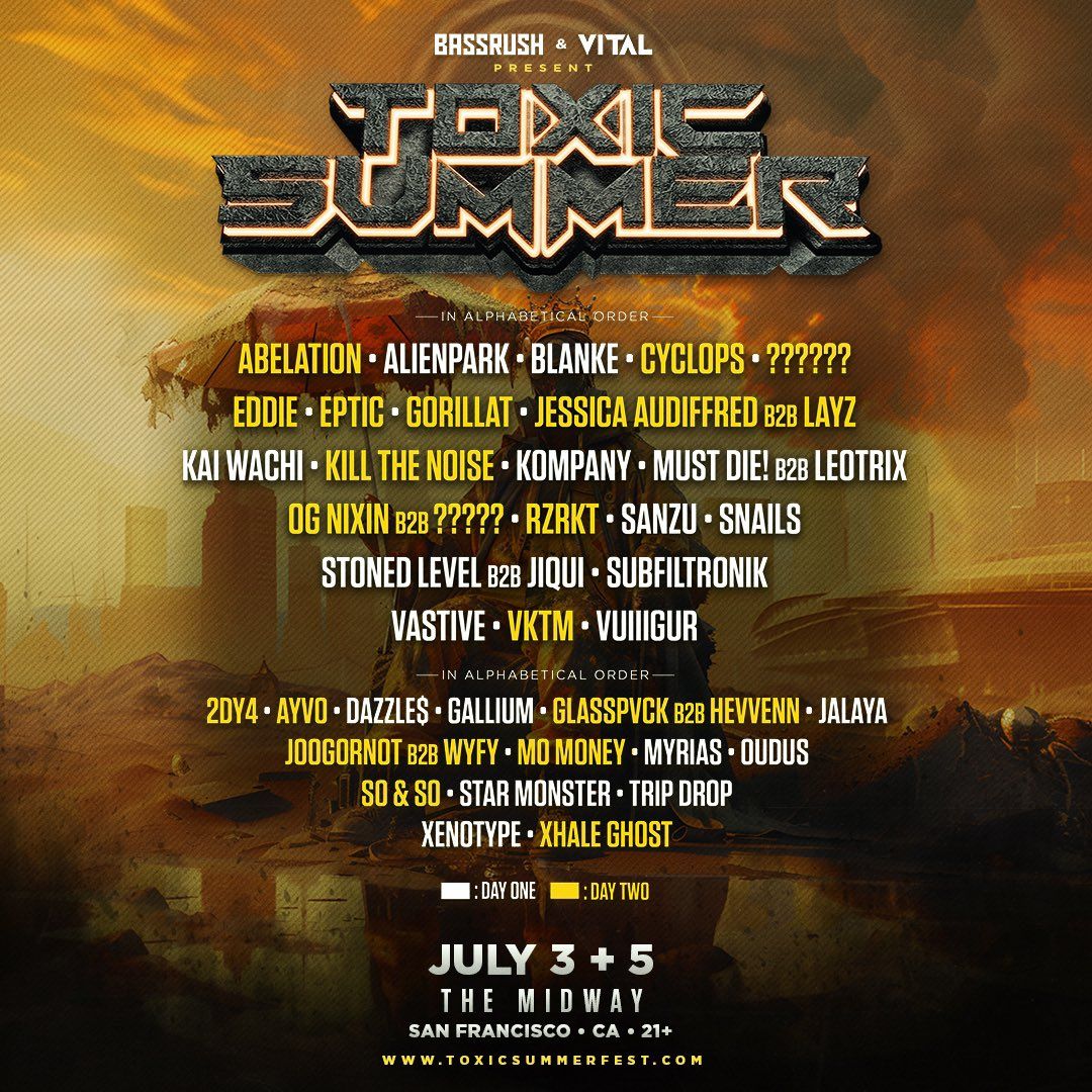 Toxic Summer - 2 Day Pass