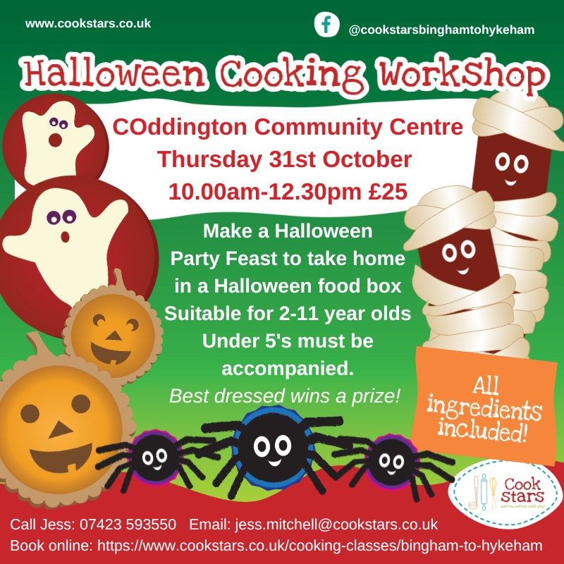 Kids Halloween Cooking workshop