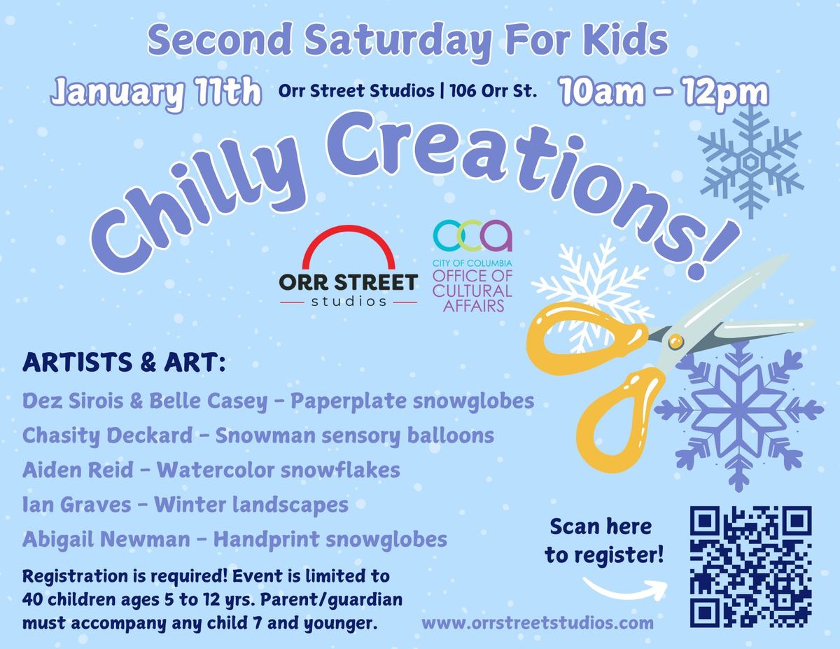 Second Saturday For Kids January 11th