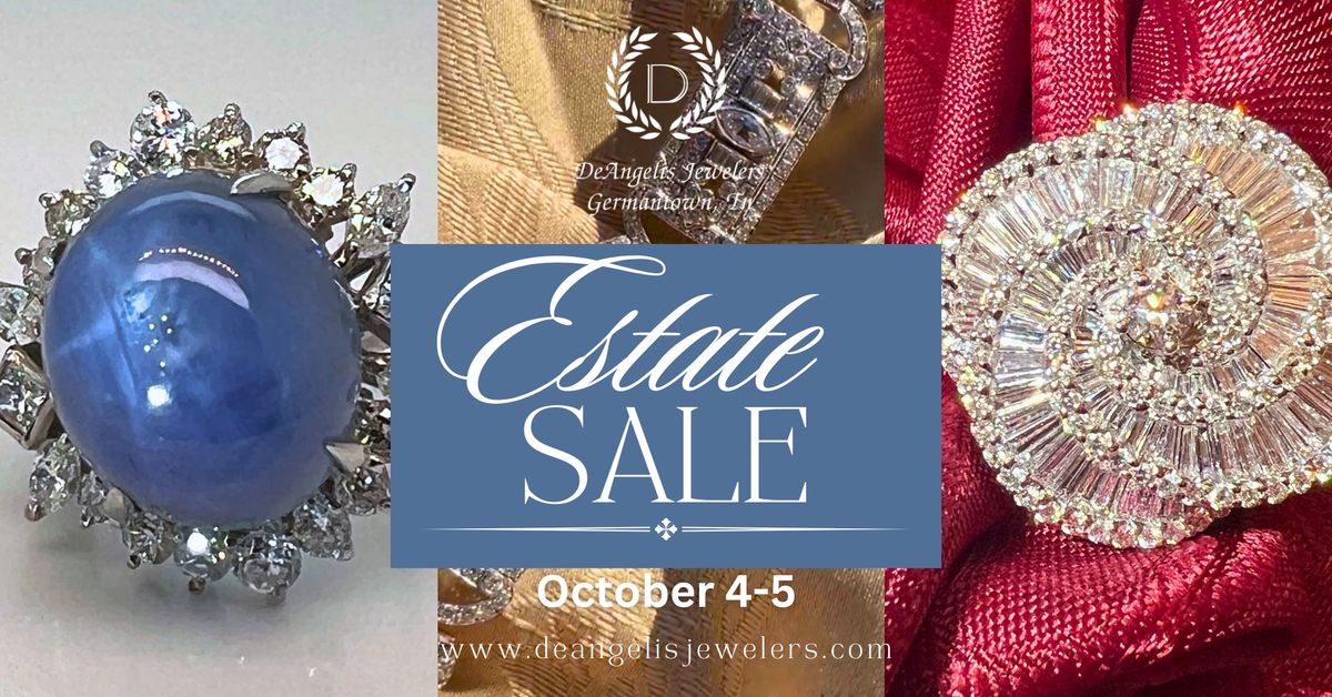 \ud83d\udc8e Unlock Timeless Treasures at DeAngelis Jewelers' Estate Sale! \ud83d\udc8e