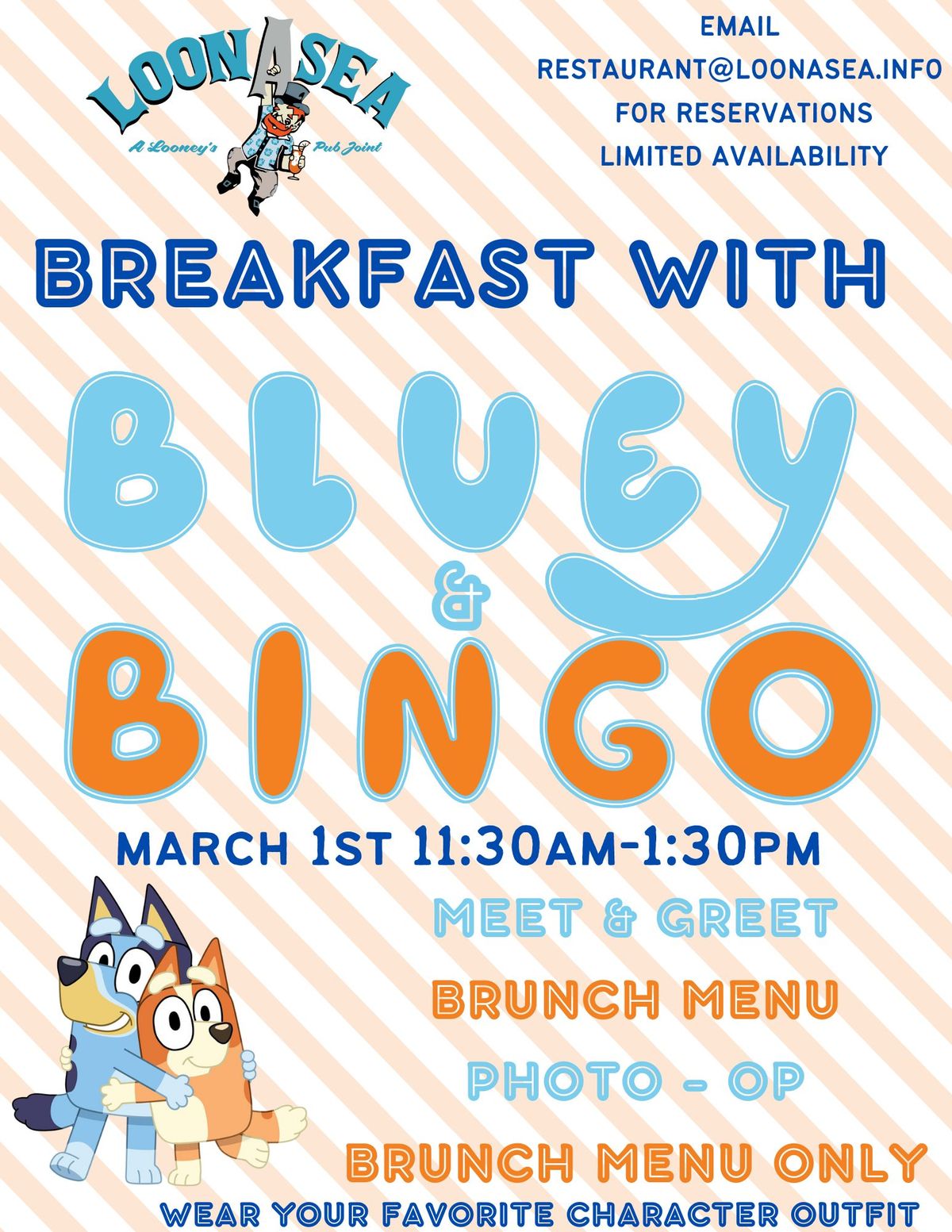 Bluey & Bingo Breakfast 