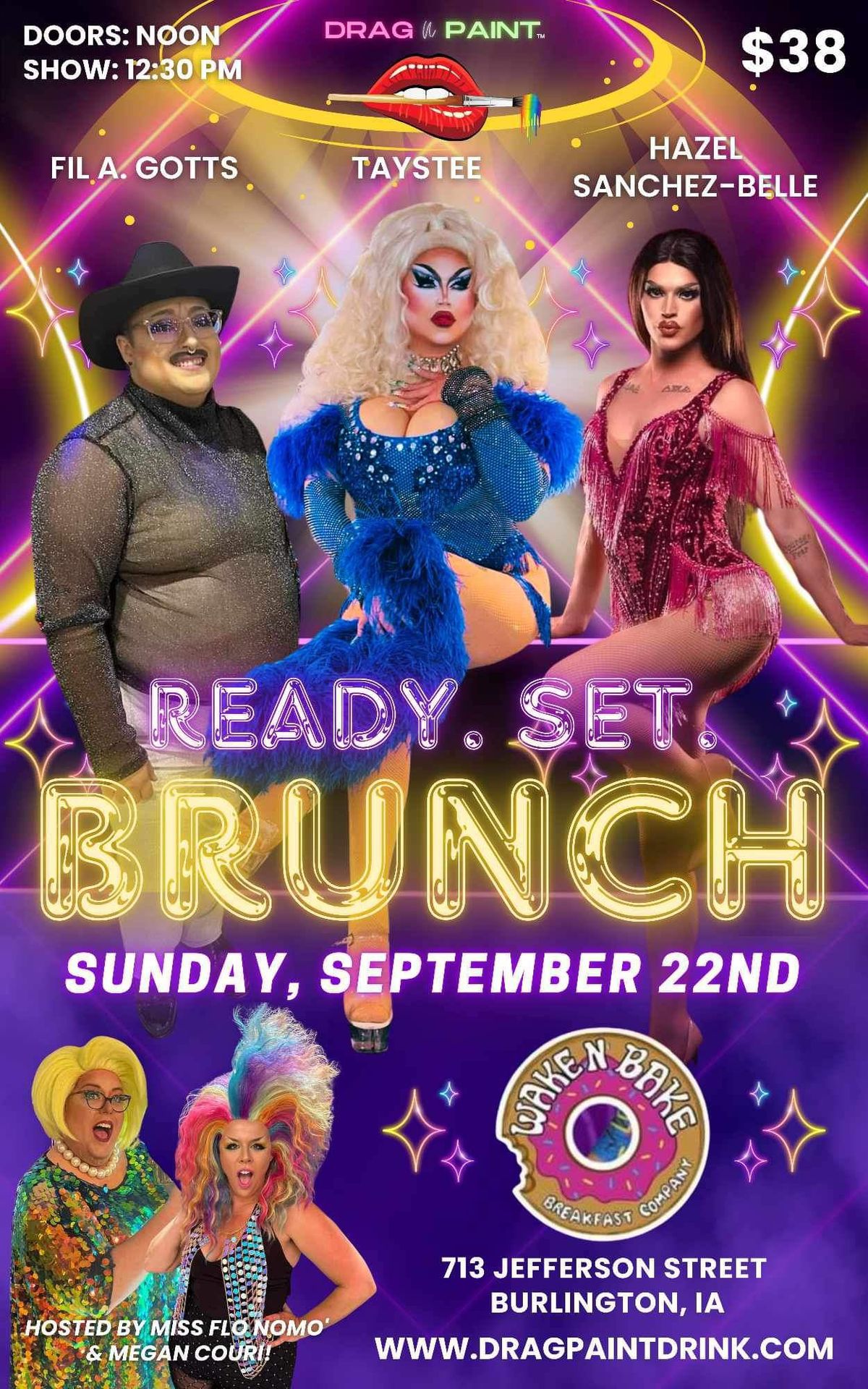 Drag N' Paint- Ready. Set. Brunch! Paint Party