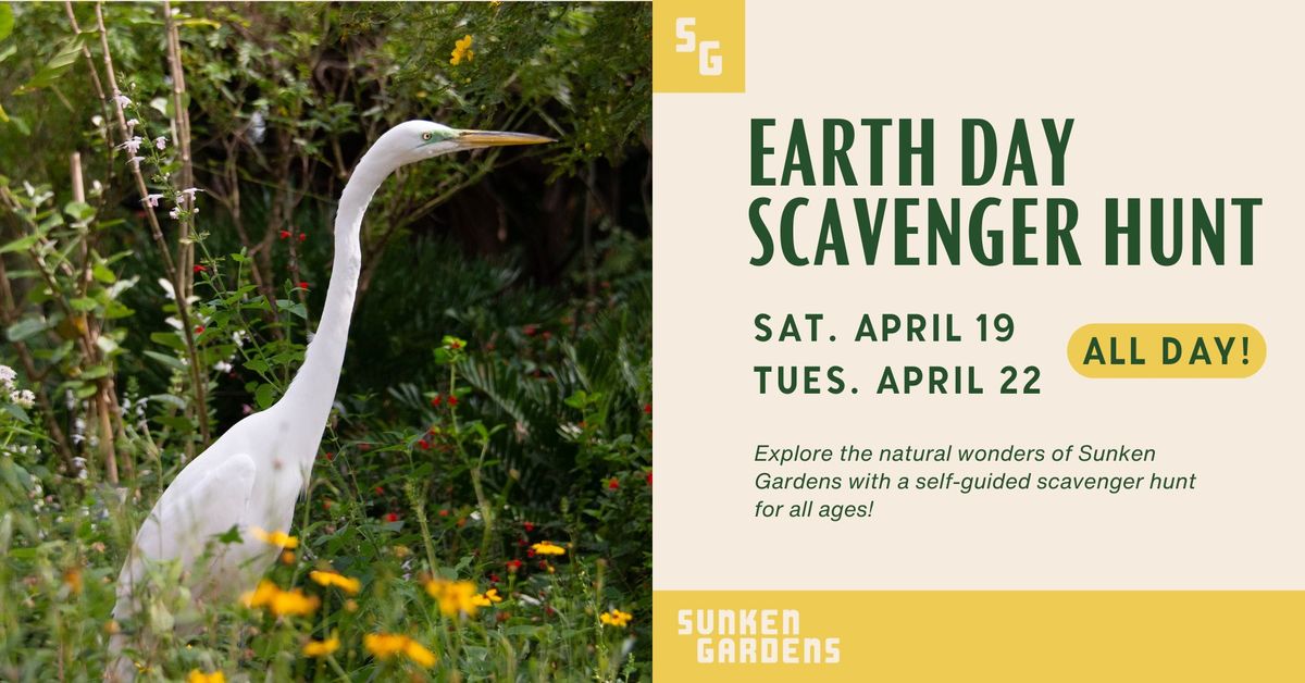 Earth Day Scavenger Hunt - April 22