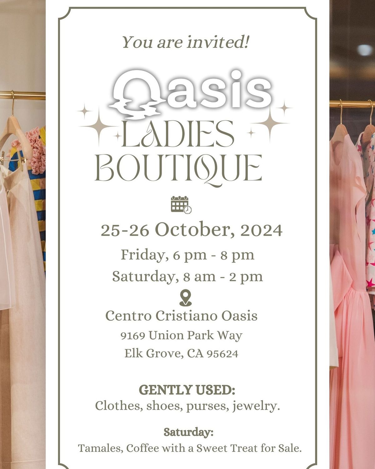 Oasis Ladies Boutique Sale