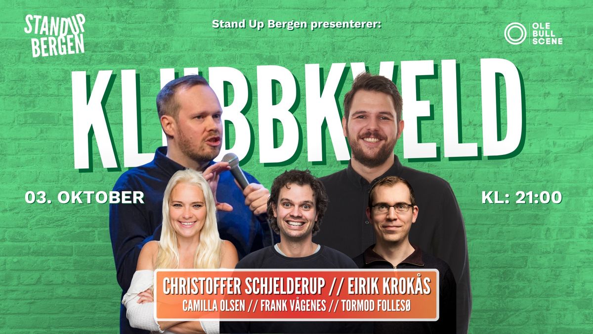 KLUBBKVELD MED STAND UP BERGEN