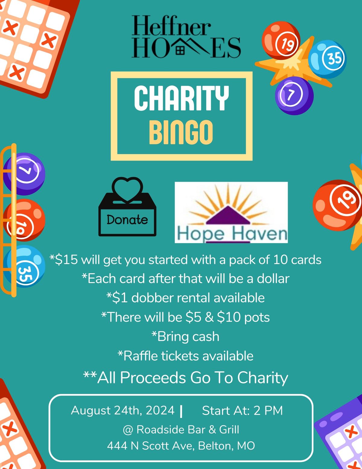 Charity Bingo to Benefit Paw Haven