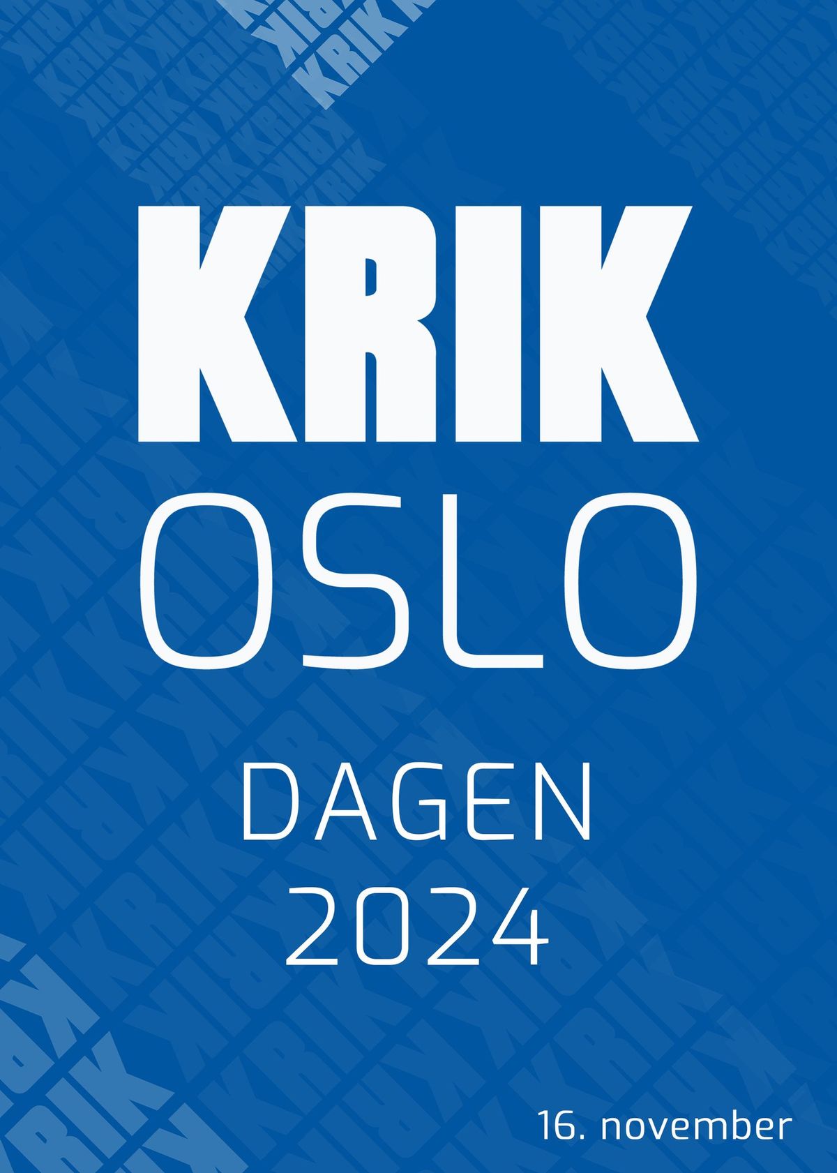 KRIK Oslo dagen 2024