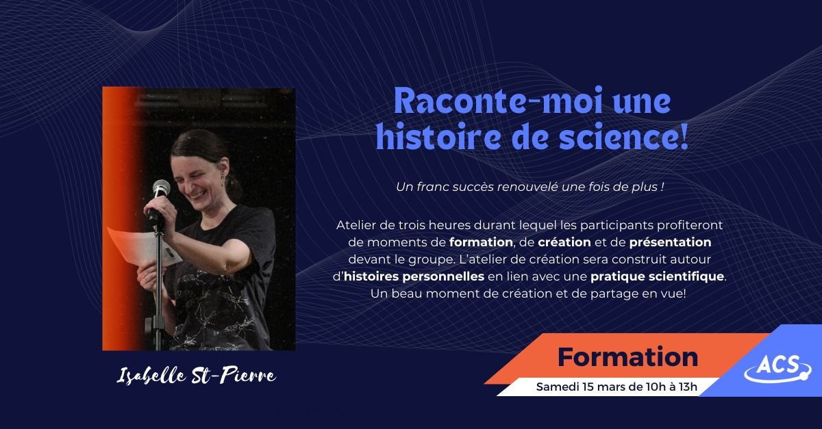 Raconte-moi une histoire de science!