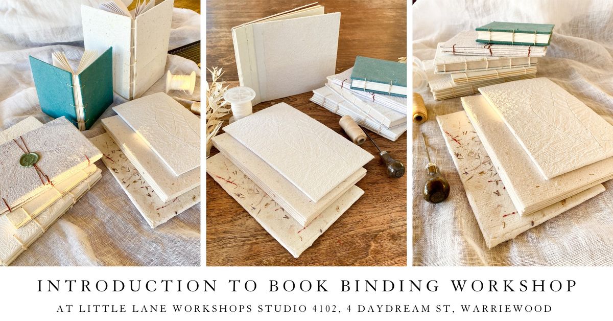 INTRODUCTION TO BOOK BINDING WORKSHOP