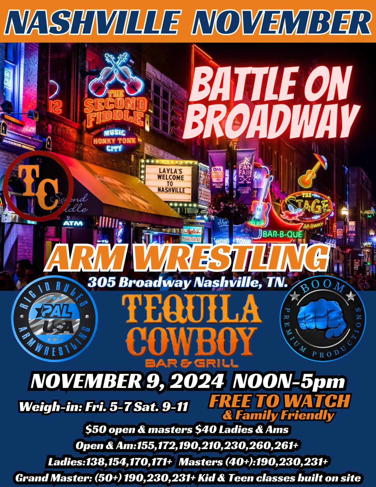 PAL\/USA Battle on Broadway \/ Nashville November 