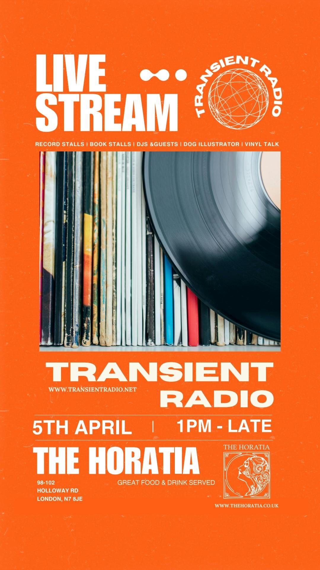 Transient Radio live stream &amp; venue takeover 