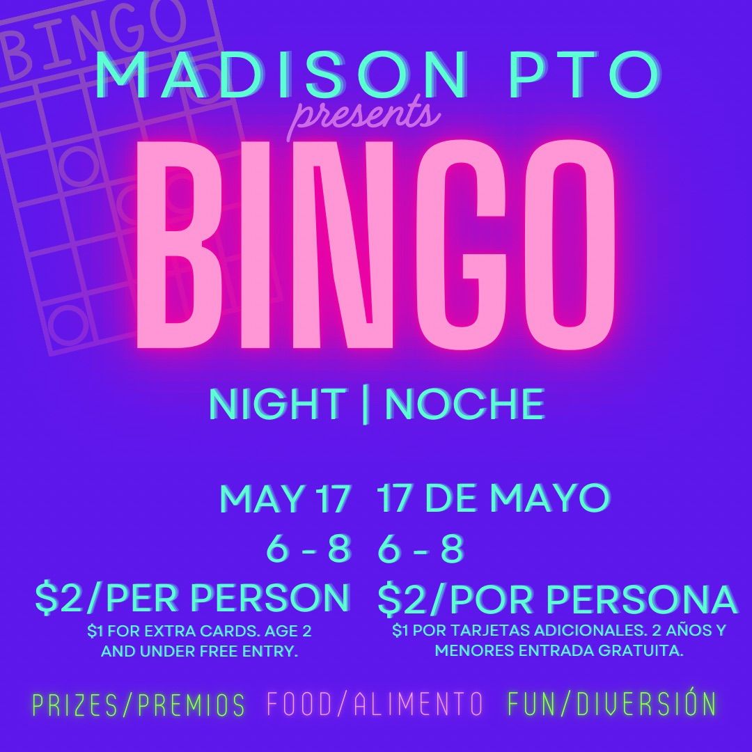 Madison Bingo Night!