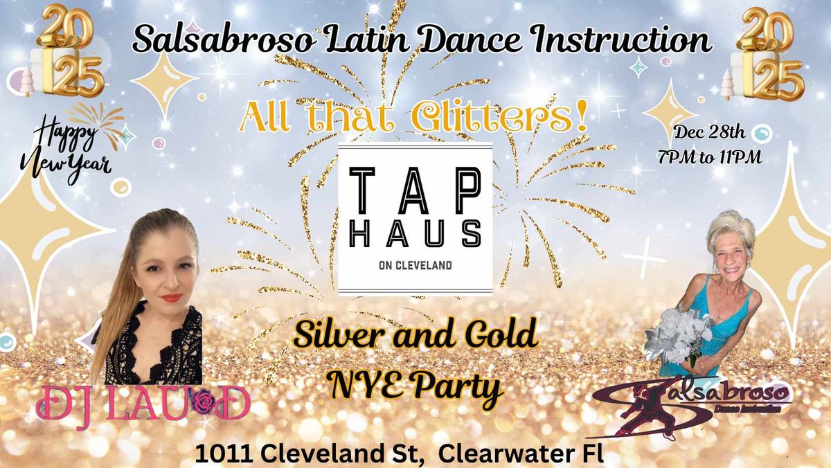 SALSA SATURDAY- ALL THAT GLITTERS ALMOST NYE PARTY