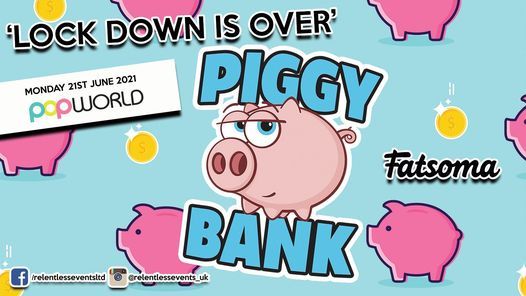 Piggy Bank \u2018Lockdown is Over\u2019 at Popworld Birmingham