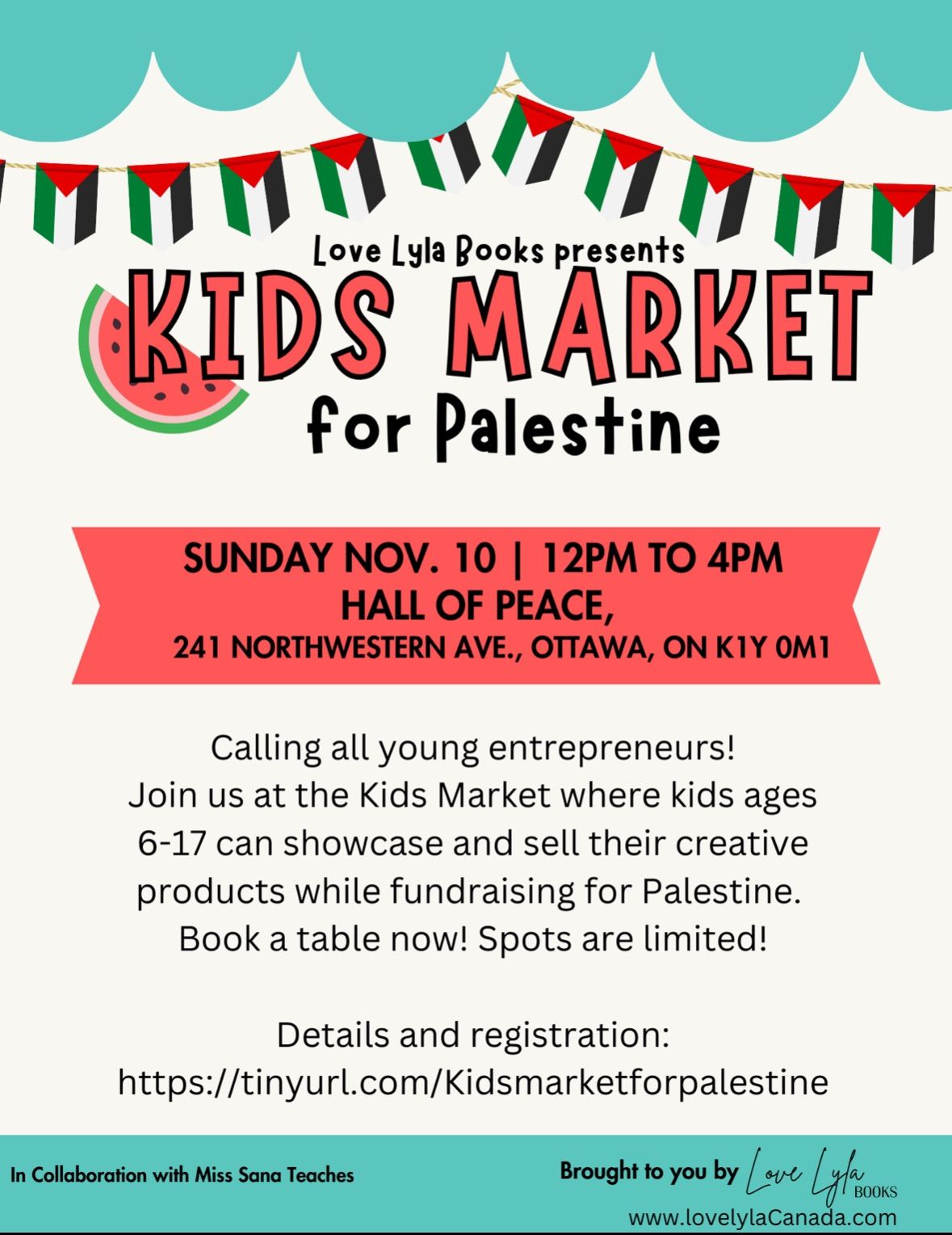 Kids Market for Palestine