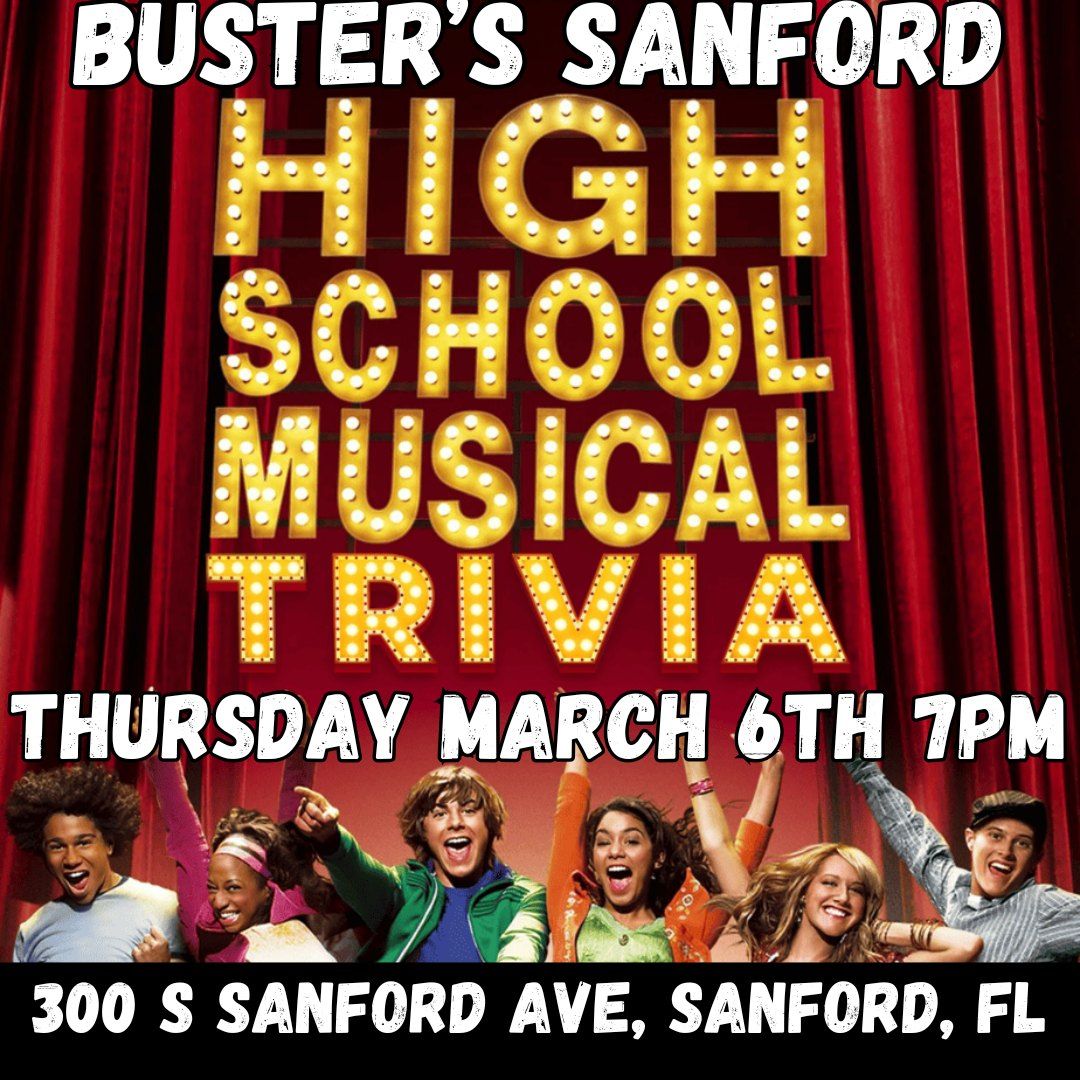 High School Musical Trivia Night @ Buster's Sanford