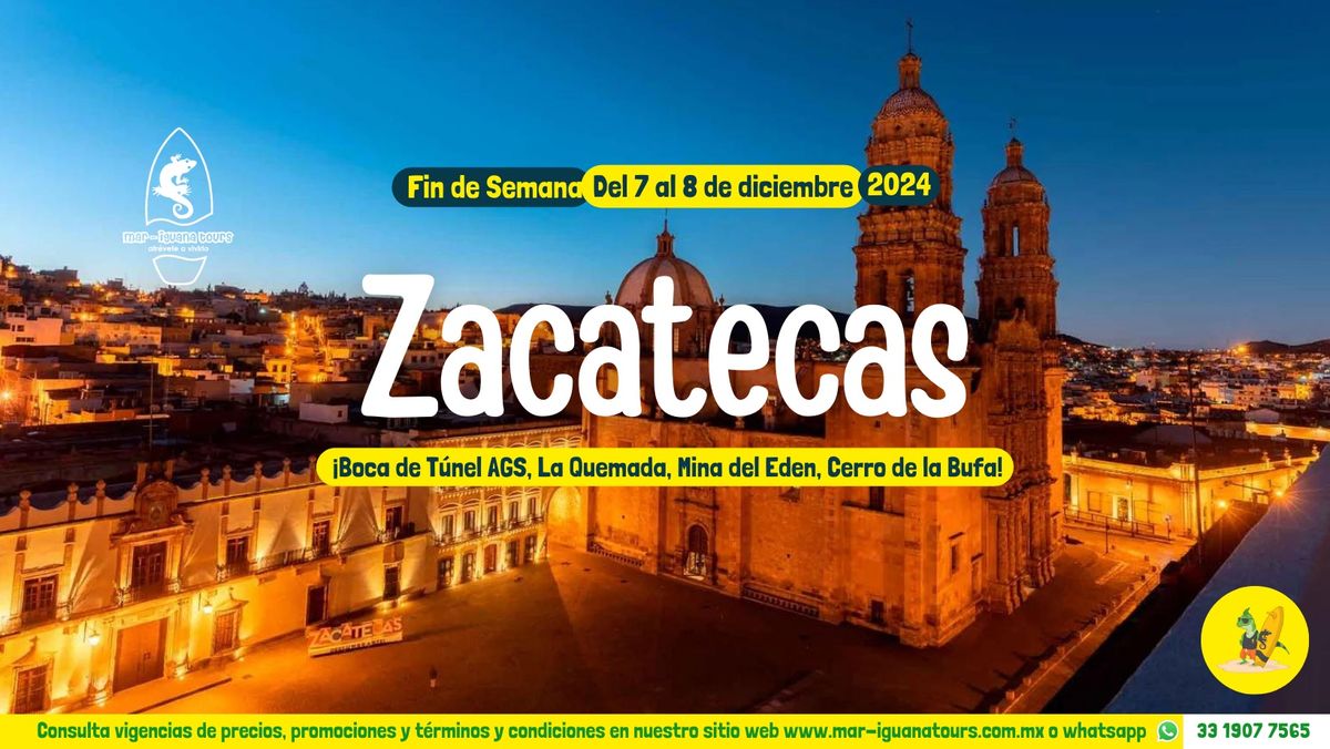 Zacatecas y Boca De Tunel Diciembre 2024 