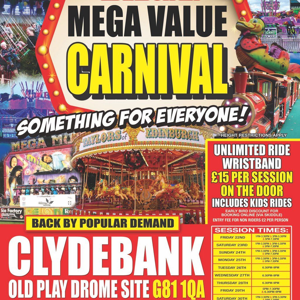 Taylor's of Edinburgh presents Clydebank Mega Value Carnival