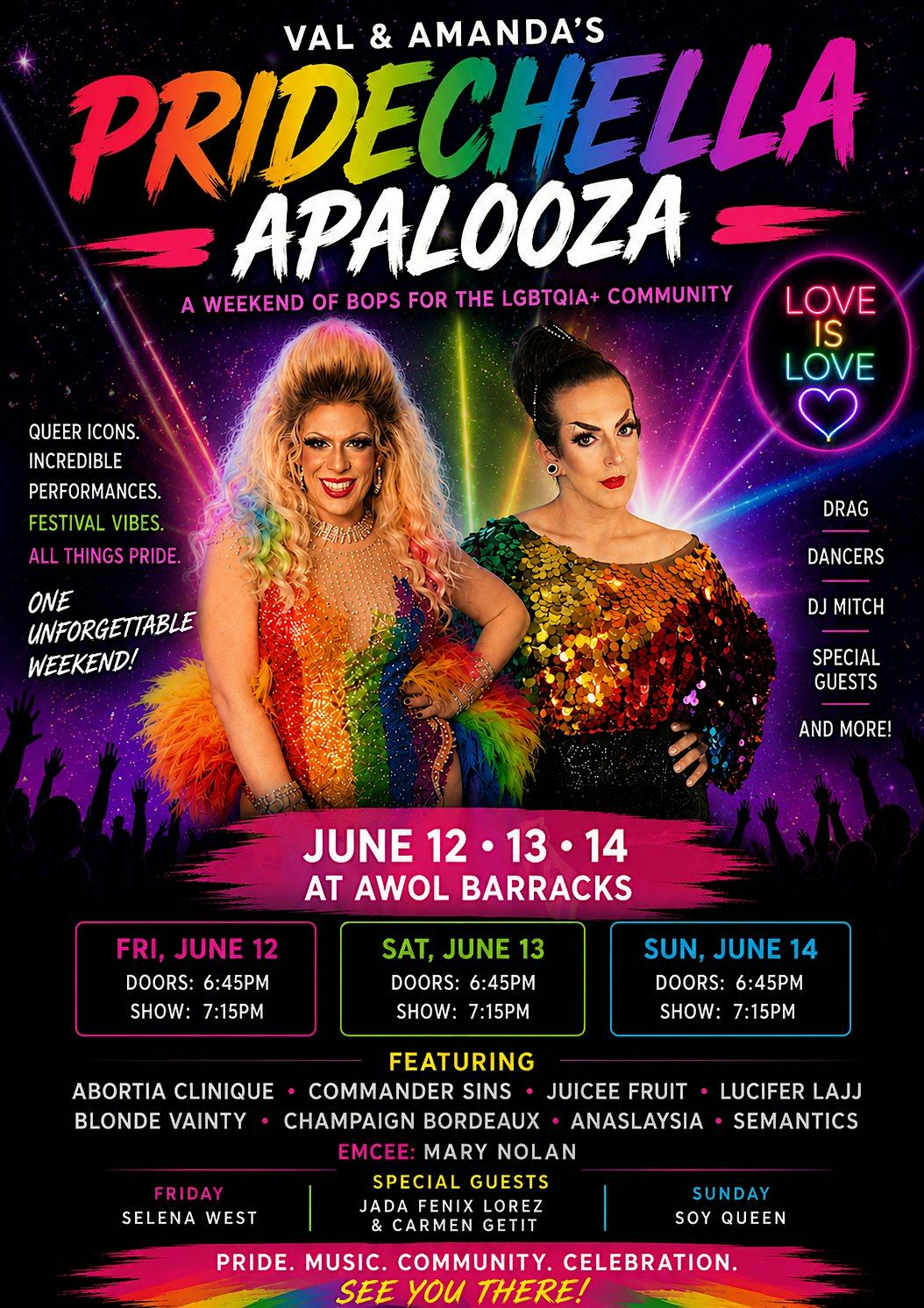PrideChella-Apalooza 2026