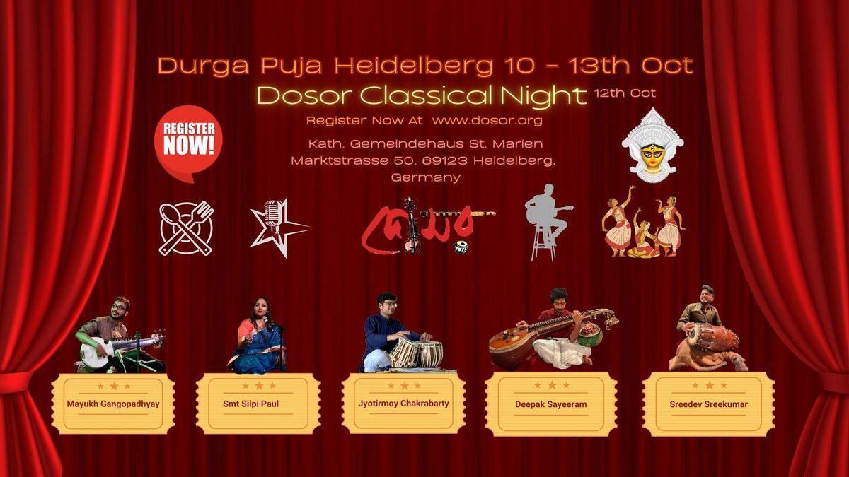 Durga Puja Heidelberg 2024 - Dosor Classical Night