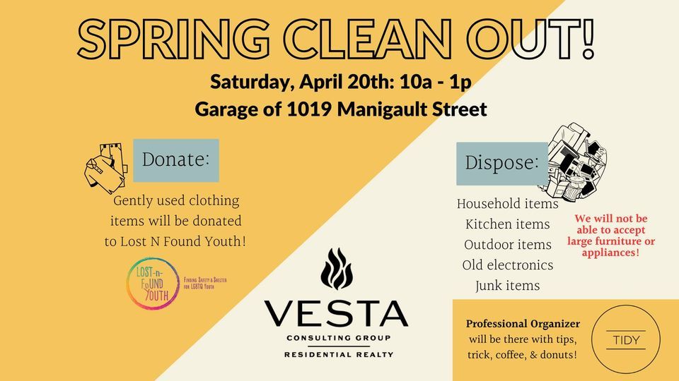 Donuts, Dumpsters, and Donations | Spring Clean Out! 