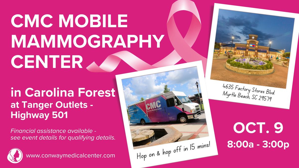 Get Your Mammogram at Tanger Outlets - 501!