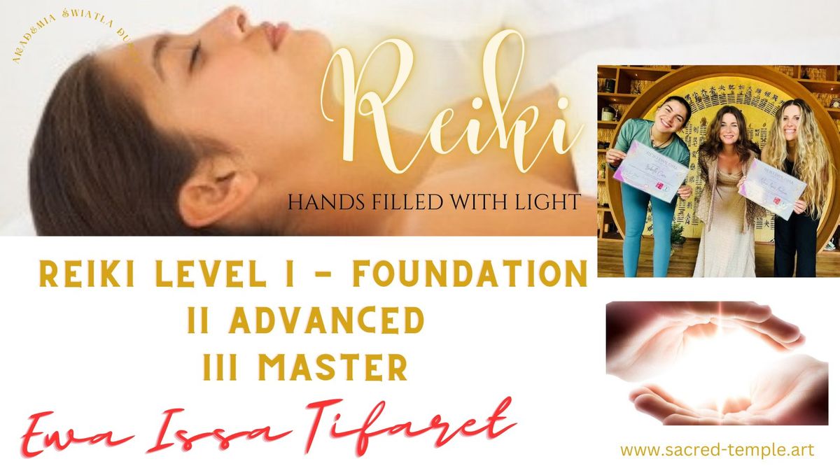 Reiki Master I and II level with Issa