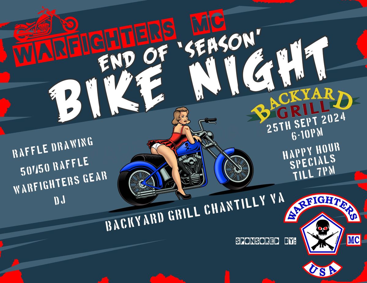 WFMC - End of 'Season' Bike Night